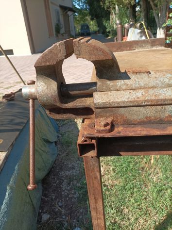 banco da lavoro in acciaio con morsa molto robusta - Foto 4