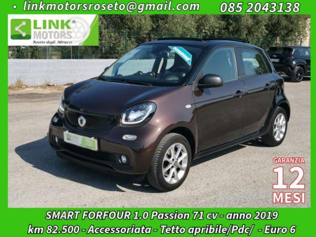 SMART ForFour 70 1.0 Passion / Tetto apribile/Pdc/Cruise rif. 24039369