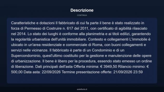 Immobile in asta di 7 m² in vendita a Roma - Foto 6