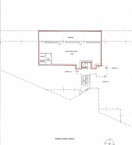 Ufficio di129mq con terrazza panoramica