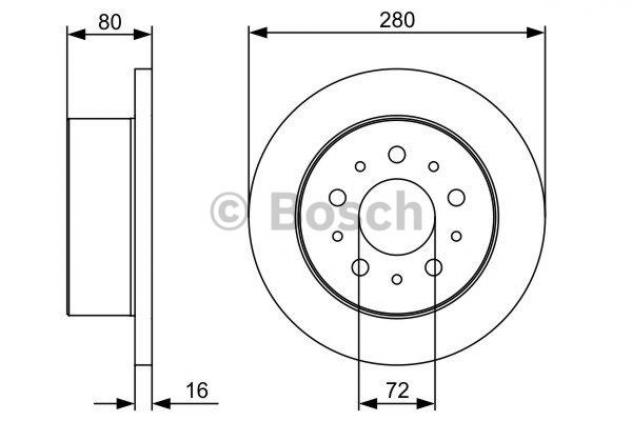 Bosch Disco Freno 986479399