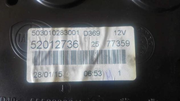 Quadro strumenti / strumentazione FIAT Grande Punto 1.3 mjt 2015 - Foto 5