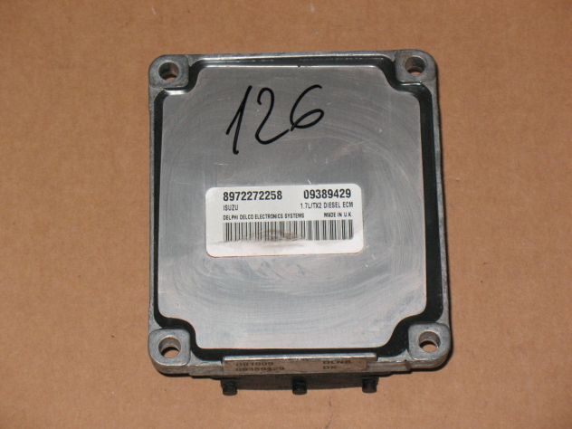 09389429 ECU OPEL ASTRA CORSA COMBO 1.7L/TX2 ECM 09389429 8972272258 - Foto 3