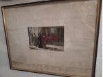 STAMPA CON CORNICE DI ANTIQUARIATO