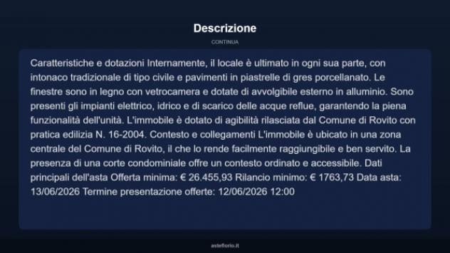 Immobile in asta di 96 m² in vendita a Rovito - Foto 9