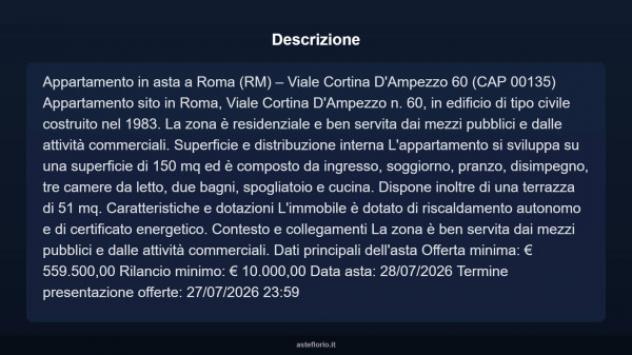 Immobile in asta di 150 m² in vendita a Roma - Foto 11
