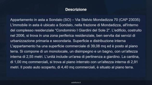 Immobile in asta di 39 m² in vendita a Sondalo - Foto 9