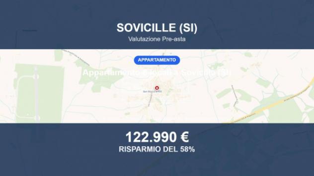 Immobile in asta di 161 m² con più di 5 locali e box auto in vendita a Sovicille