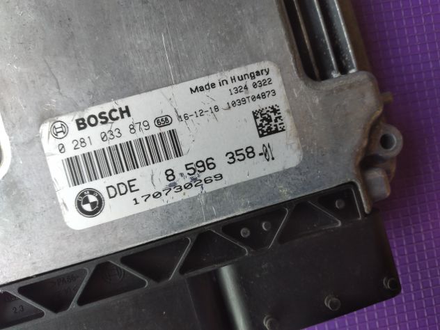 Centralina motore ECU Bosch 0281033879 DDE8596358 EDC17C50 COMPUTER BMW X3 2.0 - Foto 6