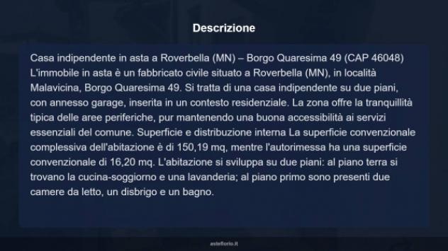 Immobile in asta di 150 m², box auto in vendita a Roverbella - Foto 4