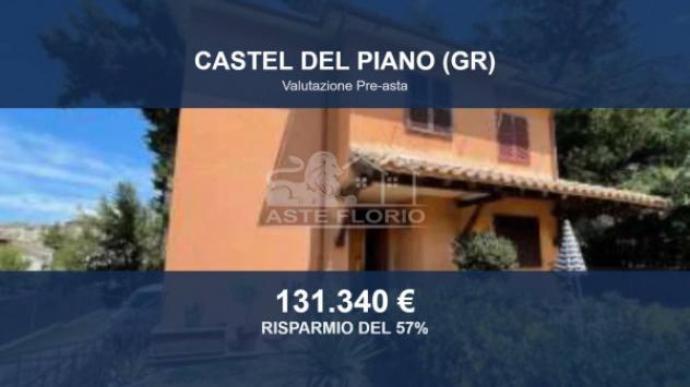 Immobile in asta di 252 m², box auto in vendita a Castel del Piano