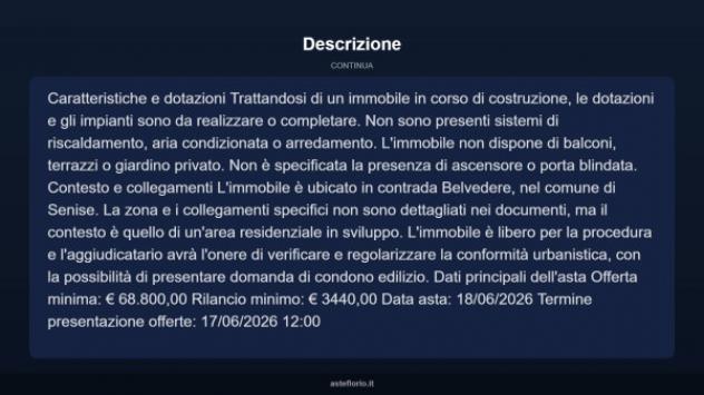 Immobile in asta di 138 m² in vendita a Senise - Foto 13