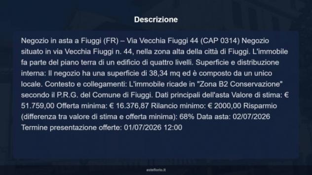 Immobile in asta di 38 m² in vendita a Fiuggi - Foto 9