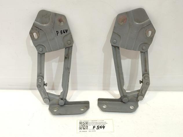 CERNIERE COFANO ANTERIORE DX E SX VOLKSWAGEN Touran 3° Serie 110823301F 110823302F CAYB (1015)