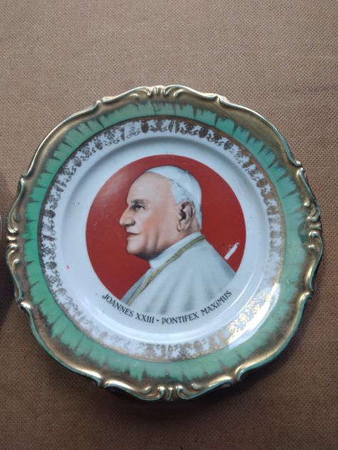 arte sacra - Piatti da parete anni 60 con bordi in oro zecchino - Foto 2
