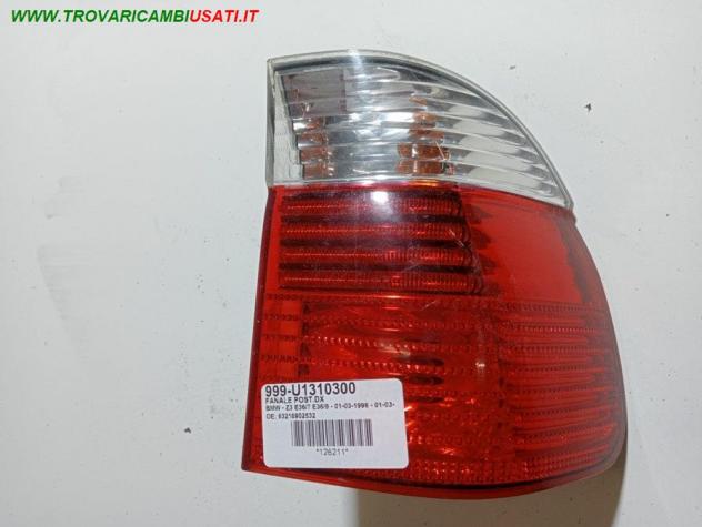 FANALE POST.DX 999-U1310300 Parti elettriche  Fanaleria  Fanali  Fanale post. dx. BMW - Z3 E36/7 E36/8 - 01-03-1996 - 01-03-2003