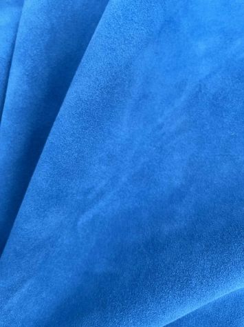 Pellame scamosciato Azzurro – Sp. 0.8 - Foto 6