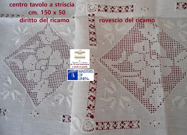 Ricamo fatto a mano , centri corsie contro mobili fasce strisce 2 modelli - Foto 9