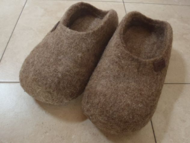 Pantofole lana di feltro - Foto 9