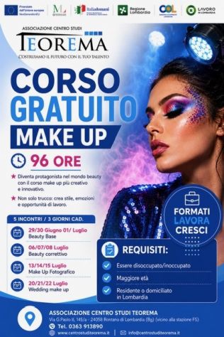 CORSO GRATUITO MAKE UP TRUCCO