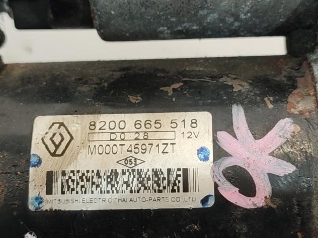 MOTORINO D' AVVIAMENTO RENAULT Scenic X MOD 8200665518 K9K846 diesel 1461 (09) - Foto 3