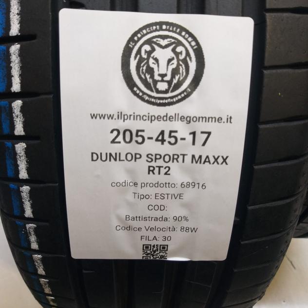 2 GOMME 205 45 17 DUNLOP A68916 - Foto 2