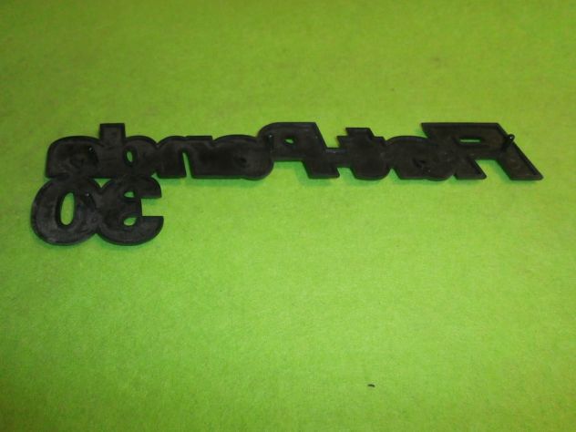 SCRITTA LOGO TARGHETTA POSTERIORE FIAT PANDA 30 REAR PLATE FIAT PANDA 30 - Foto 9