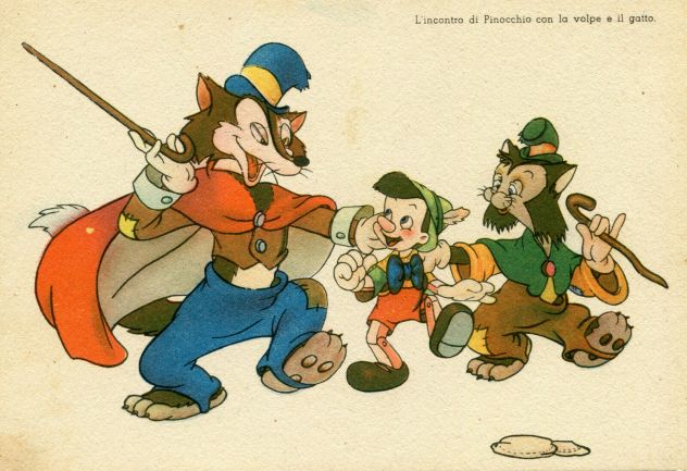 PINOCCHIO n. 3 cartoline AUTENTICHE, Editrice esclusiva S.A.I.G.A. - Foto 4