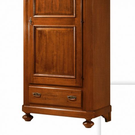 Armadio 1 Anta in Legno di pioppo L.100 P.63 H.203 cod 10018