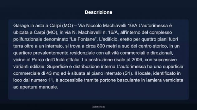 Immobile in asta di 43 m² in vendita a Carpi - Foto 10