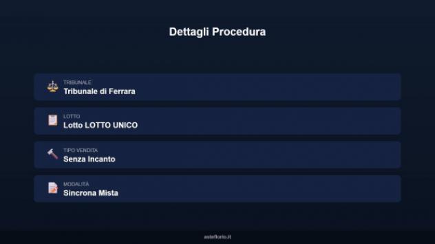 Immobile in asta di 116 m² con più di 5 locali in vendita a Jolanda di Savoia - Foto 14