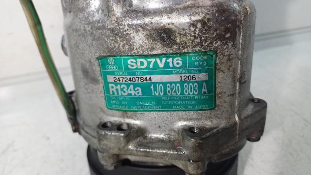 COMPRESSORE A/C SKODA Octavia Berlina 1° Serie 1J0820803A/1206 AGR diesel 1896 (9600) - Foto 2
