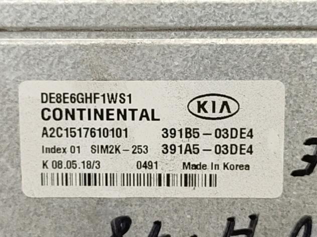 CENTRALINA MOTORE KIA Niro Serie 391B1-03DE4 391B5-03DE4 hybrid 1580 (16) - Foto 4