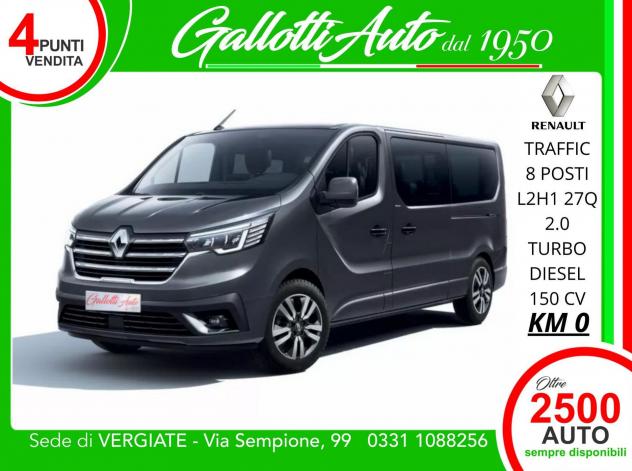 Renault Trafic L2H1 2.0 TDI 150CV PL-TN 8 POSTI+IVA