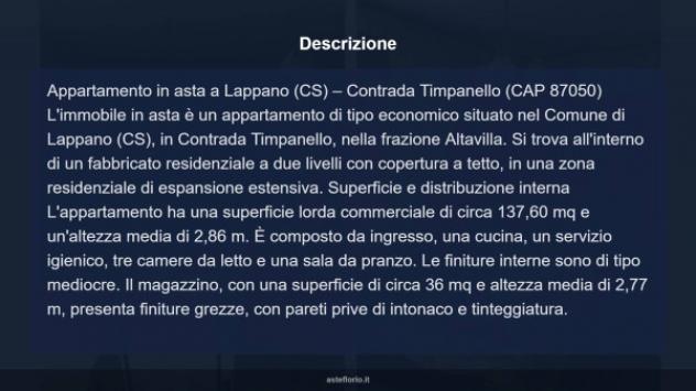 Immobile in asta di 137 m² in vendita a Lappano - Foto 10