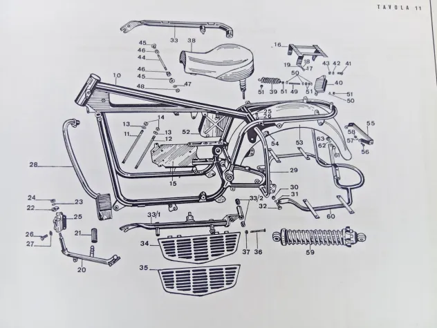 Supplemento Catalogo Parti di Ricambio 1972 2 ed. Moto Guzzi V7 Special 750 cc - Foto 4