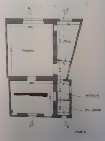 Locale comm.le/Fondo in affitto a Monte San Quirico - Lucca 75 mq Rif: 1386085