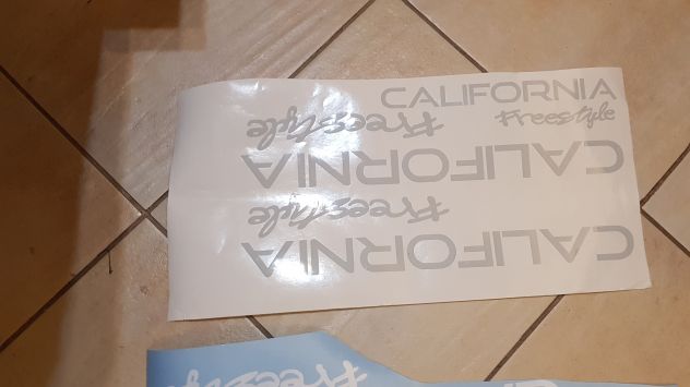 adesivi per furgone van california freestyle 3 elementi come in foto - Foto 3