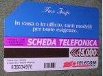 SCHEDA TELEFONICA ITALIA 33