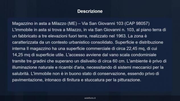 Immobile in asta di 22 m² in vendita a Milazzo - Foto 6