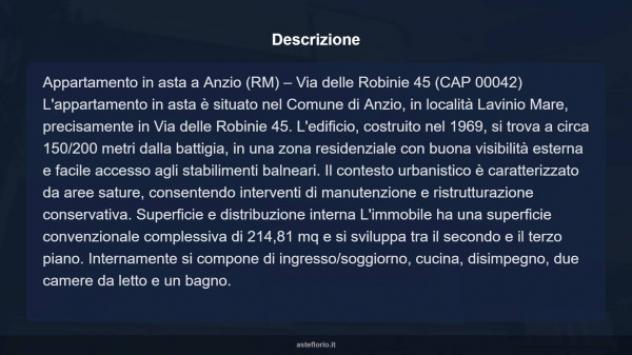 Immobile in asta di 214 m² in vendita a Anzio - Foto 13