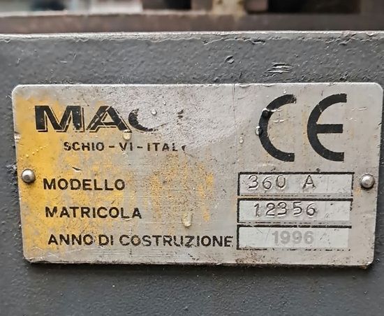 SEGHETTO A NASTRO MACC MODELLO : SPECIAL 360 A AUTOMATICO - Foto 3
