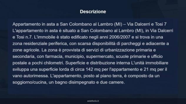 Immobile in asta di 142 m², box auto in vendita a San Colombano al Lambro - Foto 10