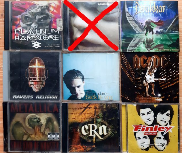 Cd musicali hardcore e autori vari