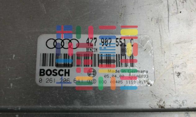 0261206641 4Z7907551C Audi A6 2.7 centralina motore Bosch - Foto 2