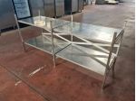 scaffale inox basso usato