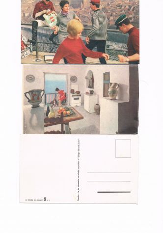 Cartoline vintage "La singer nel mondo" - Foto 3