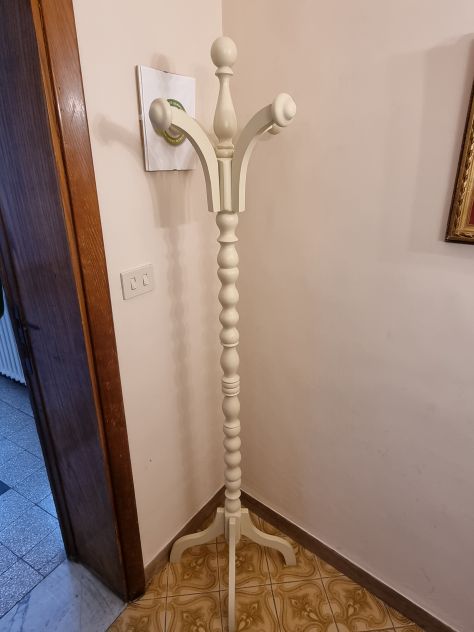 Attaccapanni vintage in legno, anni Sessanta/Settanta