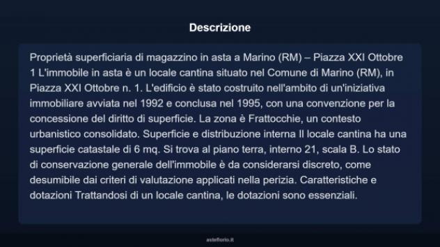 Immobile in asta di 6 m² in vendita a Marino - Foto 5