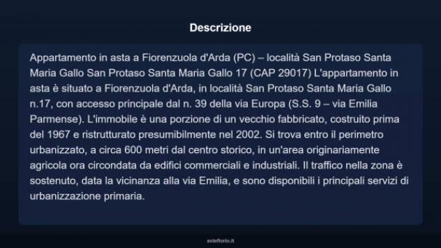 Immobile in asta di 112 m² in vendita a Fiorenzuola d'Arda - Foto 5